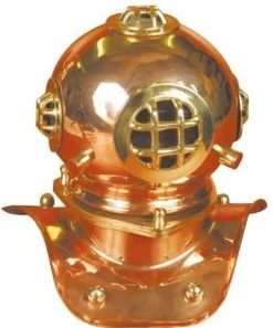 Casque de scaphandre Topomarine laiton & cuivre