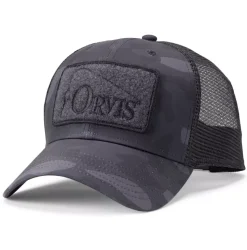 Casquette Orvis 1971 Camo Trucker Hat Blackout Camo