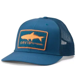 Casquette Orvis Fish Séries Trucker Hat Blue Lagoon