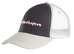 Casquette Sakura trucker - gris/noir