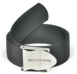 Ceinture de plongée Best Divers Nylon Noir boucle Inox