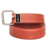 Ceinture Marseillaise Labrax 4 mm Rouge Brique