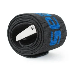 Ceinture Seac sub Nylon boucle inox - Noir/Bleu