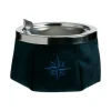 Cendrier Marine Business - Collection Windproof - Daim bleu marine