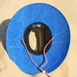 Chapeau de plage en paille tissé Panama Aquatone adulte