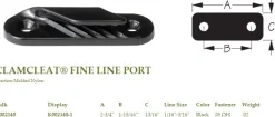 Clamcleat Line Port