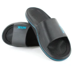 Claquettes Seac sub Caya Noir/Bleu Clair
