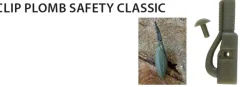 Clip Plomb Safety Classic Prowess Kaki X 10