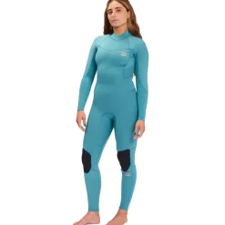 Combinaison femme Billabong Synergy 4/3 Back Zip - Marine