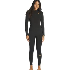 Combinaison femme Billabong Synergy 3/2 Front Zip - Wild Black