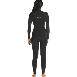 Combinaison femme Billabong Synergy 3/2 Front Zip - Wild Black