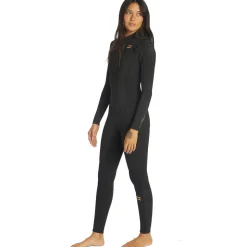 Combinaison femme Billabong Synergy 3/2 Front Zip - Wild Black