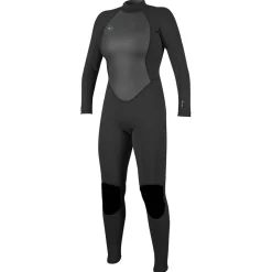 Combinaison femme O'Neill Reactor 3/2 mm back zip - Noir