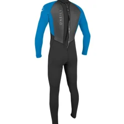 Combinaison Homme O'Neill Reactor 3/2 mm back zip - Noir Bleu Ocean