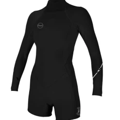 Combinaison shorty femme O'Neill Bahia 2/1 mm back zip Noir