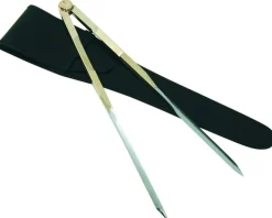 Compas droit laiton pointes inox