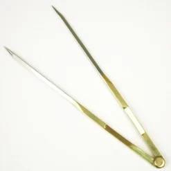 Compas Topomarine laiton inox droit
