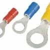 Cosses électriques Euromarine à oeil à sertir rouge pour câble diam 0.5 à 1 mm²