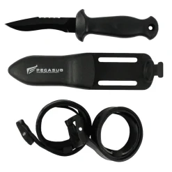 Couteau chasse sous marine Pegasub Kukri 9 cm