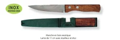 Couteau Inox Zest avec écailleur