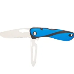 Couteau pliable Plastimo Offshore démanilleur épissoir bleu noir