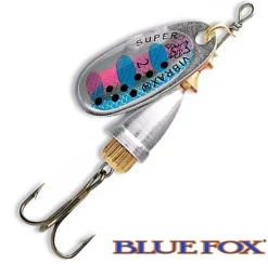 Cuiller Blue Fox Vibrax Fluorescent N° 3
