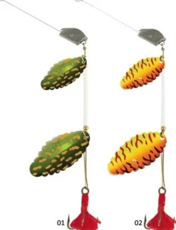 Cuiller Tournante Suissex Tandem Fire Tiger