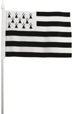 Drapeau Décomarine Breton 10 x 15 avec batonnet
