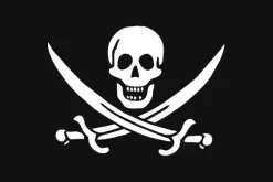 Drapeau Décomarine Pirate 30 x 40
