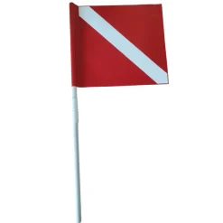 Drapeau pour Bouée d'apnée 2Bfree Pavillon Alpha Rouge