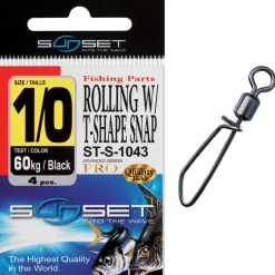 Emerillon Agrafe Sunset Rolling W/T-Shape Snap ST-S-1043