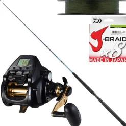 Ensemble moulinet électrique Daiwa Tanacom 500 J - Tanac 35