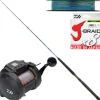 Ensemble moulinet électrique Daiwa Tanacom 800 - Tanac 37