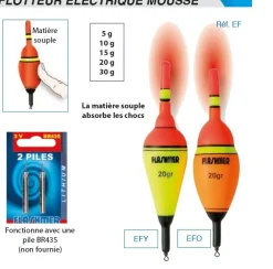 Flotteur Mousse Electrique Orange
