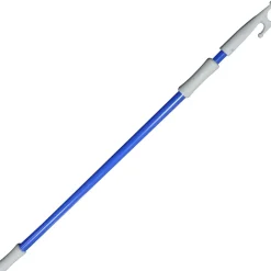 Gaffe bateau Cape Horn aluminium télescopique - 120-210 cm - bleue