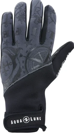 Gants Aqualung Admiral III - Noir/Gris - 2 mm