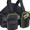 Gilet Daïwa Wading Noir-Vert-Eco