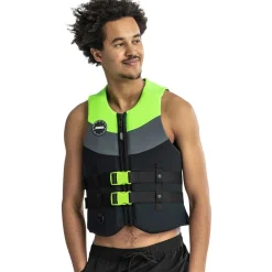 Gilet de flottaison néoprène homme Jobe Vert citron