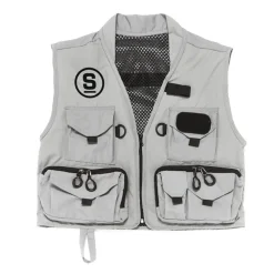 Gilet de pêche  Pierre Sempé Grey