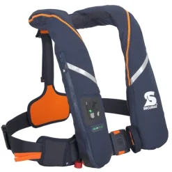 Gilet de sauvetage Automatique Secumar Survival Duo Protect 275N  Bleu foncé + harnais