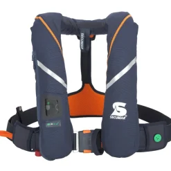 Gilet de sauvetage Automatique Secumar Survival 275N  Bleu foncé + harnais