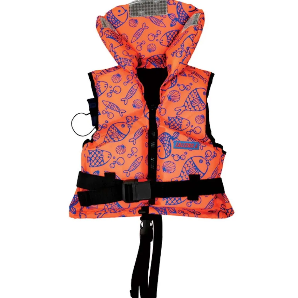 Gilet de sauvetage enfant Lalizas 100N Orange Fluo Aquatique