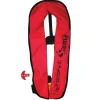 Gilet gonflable Lalizas Sigma 170N automatique Rouge + Harnais