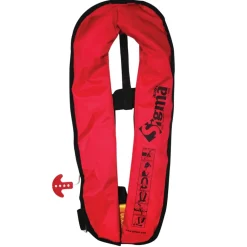 Gilet gonflable Lalizas Sigma 170N automatique Rouge + Harnais