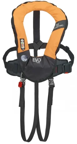 Gilet gonflable Plastimo Evo 165N hydrostatique hammar orange