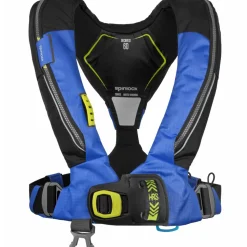 Gilet gonflable Spinlock 6D Deckvest 170 N Automatique Bleu Pacific + Harnais