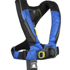 Gilet gonflable Spinlock 6D Deckvest 170 N Automatique Bleu Pacific + Harnais