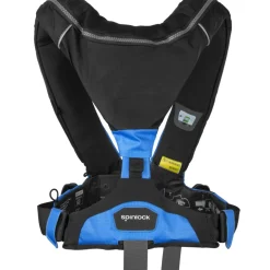 Gilet gonflable Spinlock 6D Deckvest 170 N Automatique Bleu Pacific + Harnais