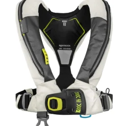 Gilet gonflable Spinlock 6D Deckvest 170 N Automatique Blanc Tropic + Harnais