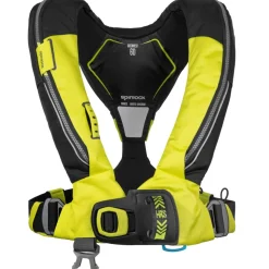 Gilet gonflable Spinlock 6D Deckvest 170 N Automatique Jaune citron + Harnais